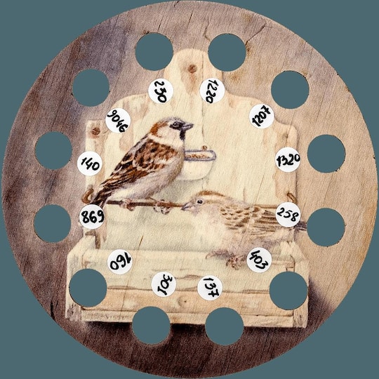 Wonderland Crafts 10mm Stickers for Embroidery Organizers